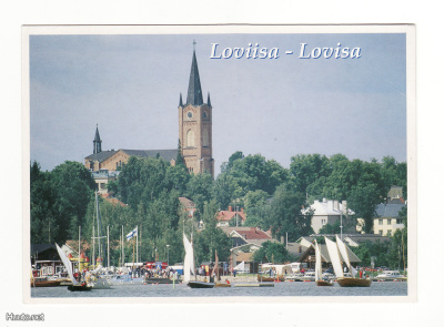 Postikortti, LOVIISA, kirkko