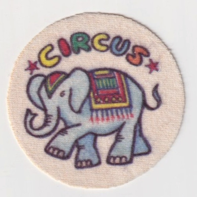 Norsu circus - kangasmerkki