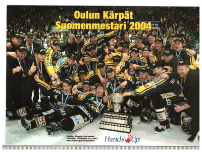 Oulun Kärpät  SM 2004 Postikortti