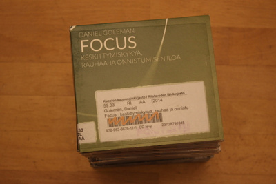 Daniel Goleman Focus Keskittymiskykyä rauhaa ja onnistumi CD