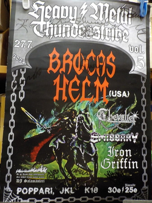 BROCAS HELM 1x NIMIKIRJOITUS + KOLMEN BÄNDIN KAIKKI NIMMARIT