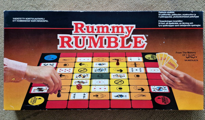 Rummy  Rumble vintage lautapeli.
