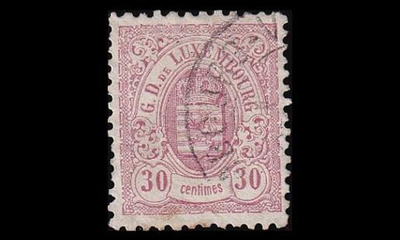 Luxemburg 44C o Vaakuna 30 C (11½:12) (1880)