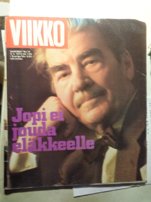 Viikkosanomat Nro 14/1972 (26.9)