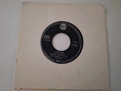 ELVIS PRESLEY - O SOLE MIO 7 " Vinyyli sinkku