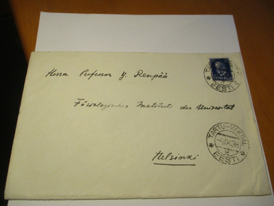 1938 Eesti Tartu Vaksal kuori Hkiin