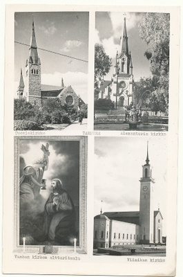 TAMPERE - KIRKKOJA - vanha kortti