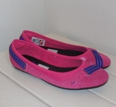38 (38.5) - Puma nahkaiset pinkit ballerinat * UUDET