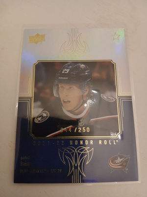 Patrik Laine - 2021-22 honor roll 244/250, Columbus