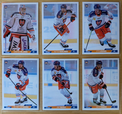 2023-24 Cardset Series 1 Tappara Team Set 12 korttia