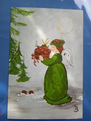 NO 1 - ENKELI 2-OSAINEN KORTTI, SISUS TYHJÄ