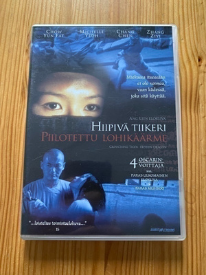 Hiipivä tiikeri piilotettu lohikäärme DVD