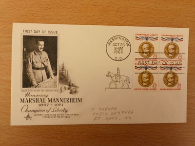 Mannerheim   8c 1960