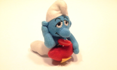 Smurffi McDonalds 2/2000 pehmolelu 9 cm