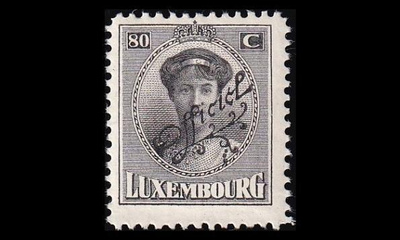 Luxemburg 120 ** Virkamerkki 80 C (1922)