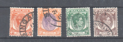 Malaya strait settlemen 1937  2,4,5 ja 30 c