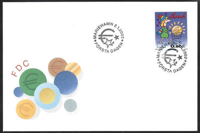 FDC Åland 2002  EURO   LaPe ÅL 198