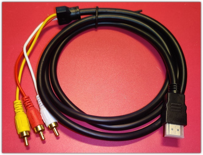 HDMI - RCA digitaalisen signaalin siirtokaapeli #30545