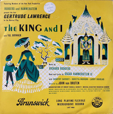The King and I musikaali LP