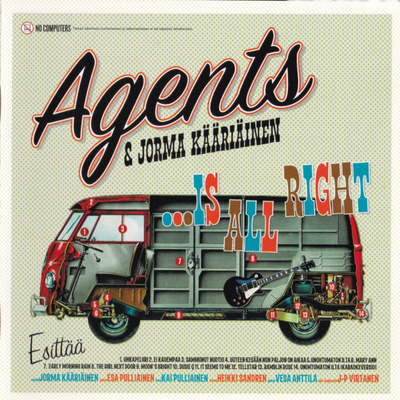 Agents & Jorma Kääriäinen ..Is All Right (CD) HYVÄ KUNTO!!