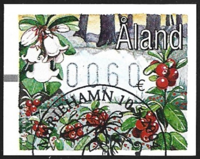 Åland 2004 Puolukka FRAMA 0,60 € epl LaPe ATM Å 16