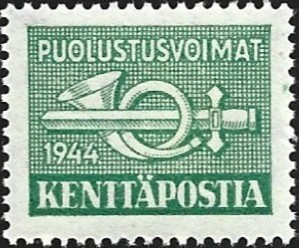1944 KP 7 Pieni Vihreä Paperi P 3 ** LaPe KP 7 P3