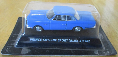 Prince Skyline Sport Coupe 2D BLRA-3 Blue 1962 Konami 1:64