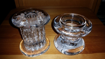 Iittala, kynttilänjalka ja tuikku