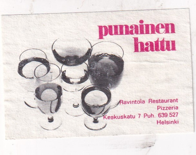 Helsinki, Ravintola Punainen Hattu   s36