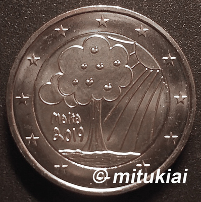 Malta 2 € 2019 juhla Luonto, UNC
