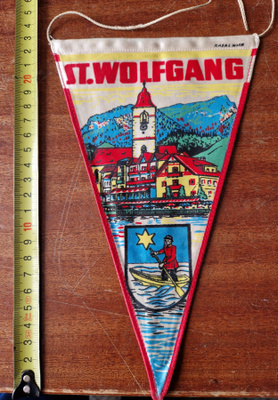 ST Wolfgang vintage iso matkailuviiri Itävalta