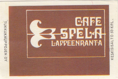 Lappeenranta, Cafe Spela     b346