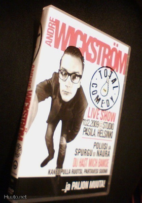 ANDRE WICKSTRÖM Live Show 11.12.2009 Pasila DVD (Sis.pk:t)