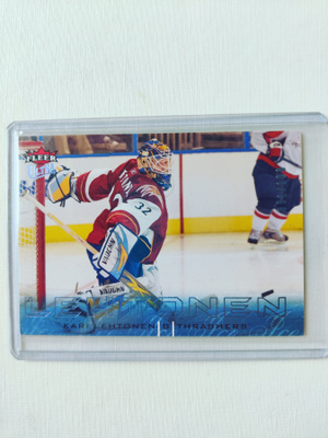 Kari Lehtonen - 09-10 Fleer Ultra Ice Medallions /100