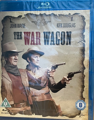 The War Wagon (John Wayne) UUSI Blu-Ray Suomit.