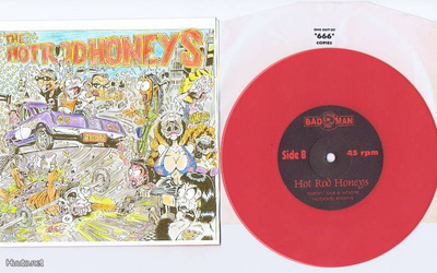 HOT ROD HONEYS adios EP -1999- belgium punk n` roll legends