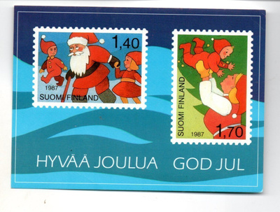 Joulumerkkipostikortti (1987)