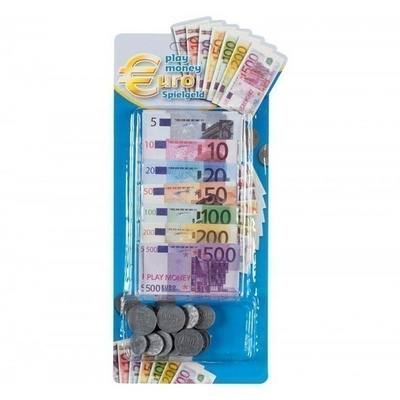 Euro Leikkirahat, 104 osaa per pakkaus, 3 Pakkausta *UUSIA*