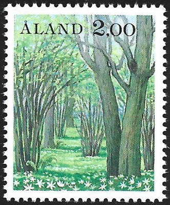 Åland 1985 Yleism Ahvenanmaan luonto 2,00 mk ** LaPe 011