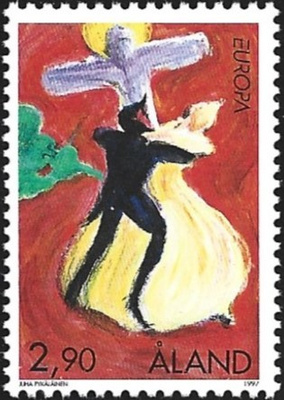 Åland 1997  Eurooppa-merkki  2,90 mk ** LaPe 128