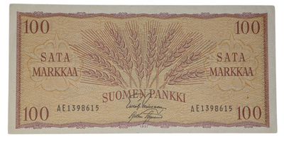 100 Markkaa 1957 AE1398615