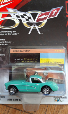 Johnny lightning 1 64 Corvette 1956 MINT
