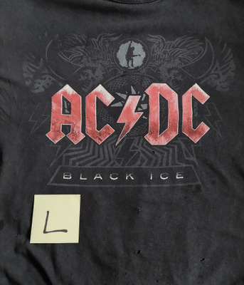 Bändipaita  AC/DC: Black ice   koko  L