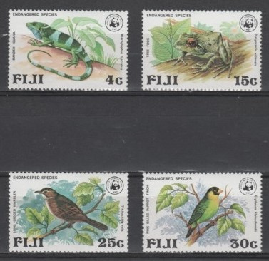 (S0084) FIJI, 1979 (WWF. Endangered Wildlife). Mi ## 387-390