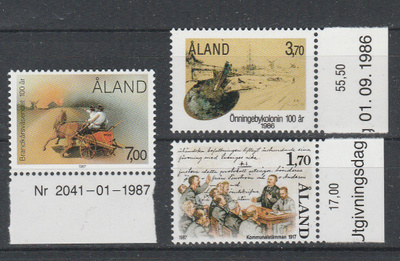 Ahvenanmaa v 1986-87,  Erä, postituore