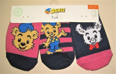 BAMSE LINDEX SUKAT KOKO 22/24 3 PARIA UUDET HKI