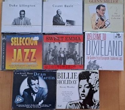 Jazz CD Paketti Count Basie,Billie Holiday,Duke Ellington ym