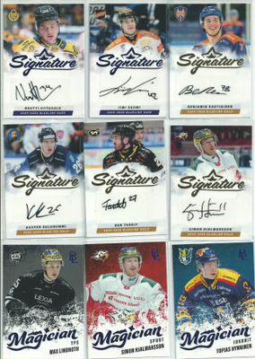 2025-26 Blueline Signature GOLD #AUSH Simon Hjalmarsson /40