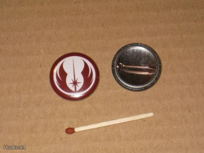 Jedi Ritari logo - Star Wars rintanappi 1" g5