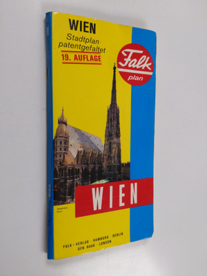 Wien - Stadtplan patentgefaltet (1985/1986) (kartta)